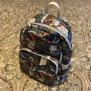 NWT Cakeworthy x Star Wars Retro Comic Mini Backpack cakeworthy | Bags | Nwt Cakeworthy X Star Wars Retro Comic  main image 2